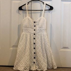 Lace Button Down Dress